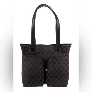 GUC Gucci GG Canvas Logo Tote
